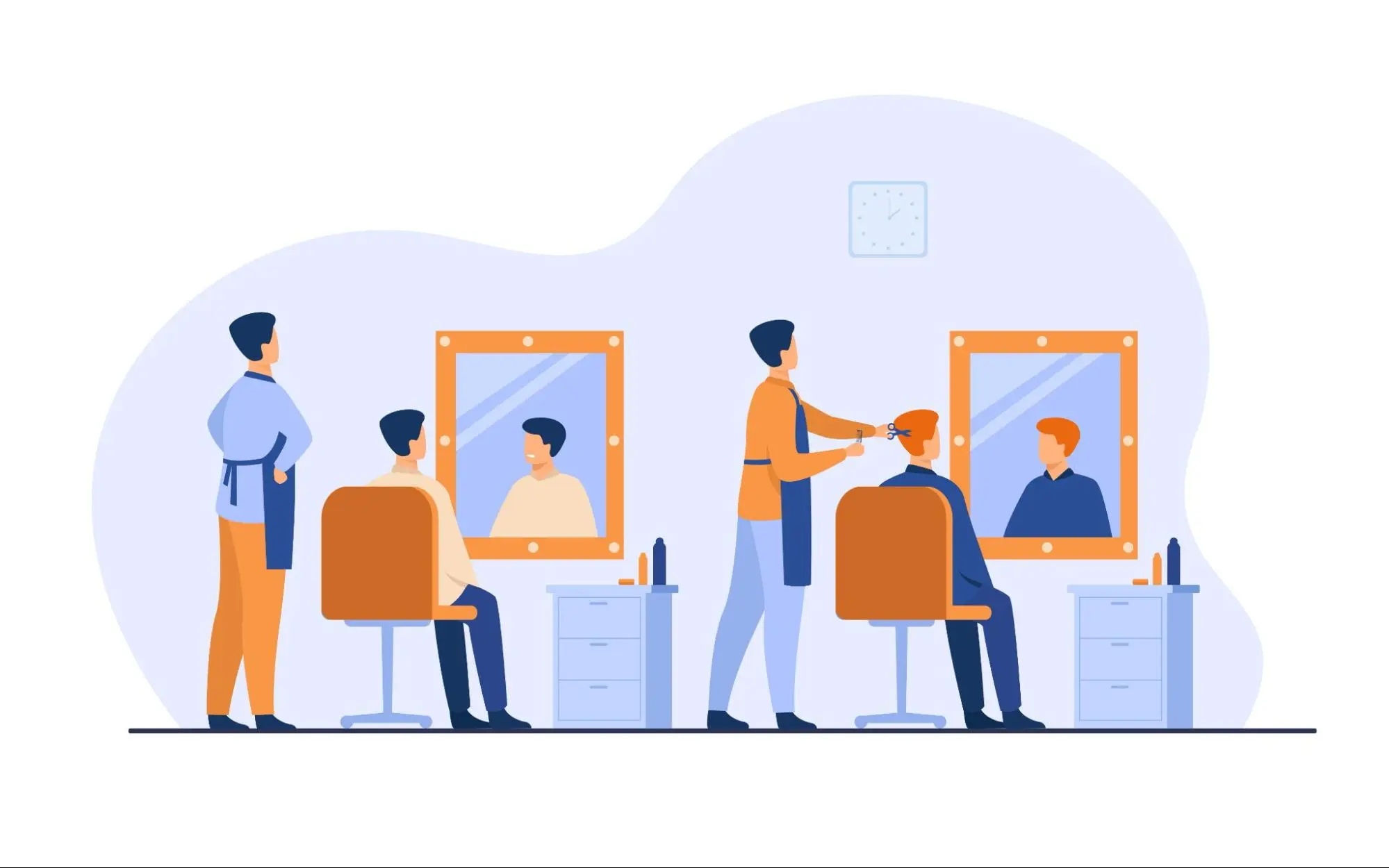 Illustration barber Illustration barber